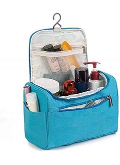 N M Z Portable Makeup/Toiletry/Cosmetic Organizer Bag (Blue)  - Image 3