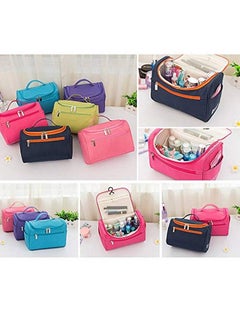 N M Z Portable Makeup/Toiletry/Cosmetic Organizer Bag (Blue)  - Image 5