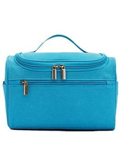 N M Z Portable Makeup/Toiletry/Cosmetic Organizer Bag (Blue)  - Image 2