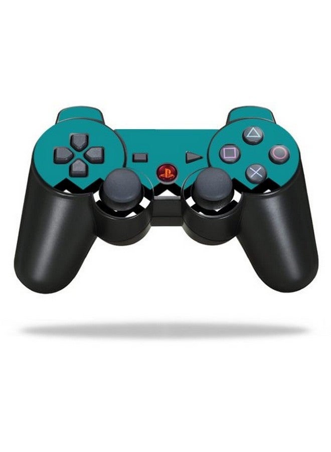 MIGHTY SKINS Protective Vinyl Skin Decal Skin Compatible With Sony Playstation 3 Ps3 Controller Wrap Sticker Skins Teal Chevron - Image 1