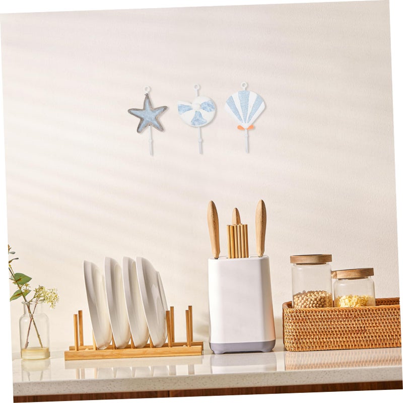 3Pcs Black Iron Coat Hook Modern Decorative Towel Hanger For Bathroom - Image 5