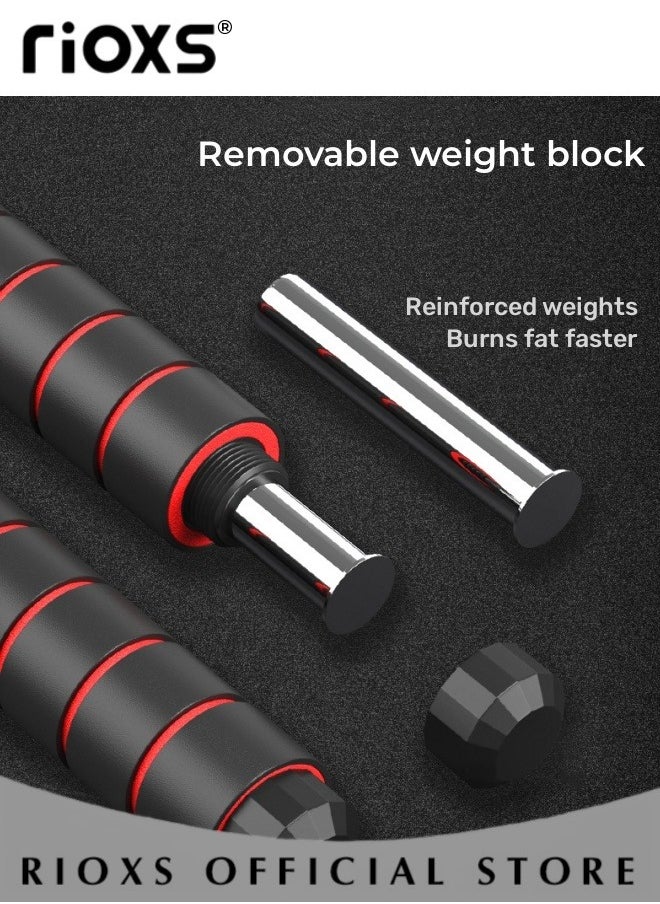 RIOXS Jump Rope Set for Workout with Storage bag Adjustable Skip Rope for Adult and Kids Tangle-Free Cable with Ball Bearings and Pouch Jumping Rope for Exercise Workout  - Image 5