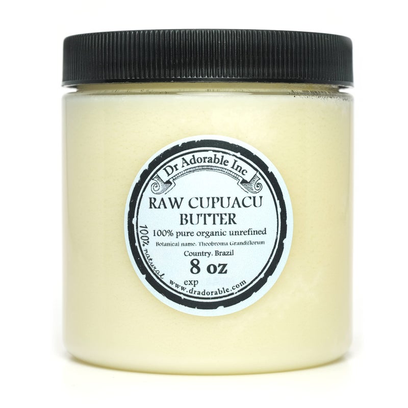 Dr Adorable 8 oz Cupuacu Butter Exotic Unrefined Pure Natural Organic Cold Pressed