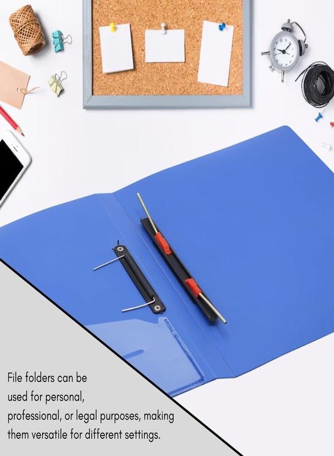 TULMAN A4 Size Cobra Spring Clip File Folder - Document, Papers, Certificate Holder & Office Supplies - Professional Storage Organizer - Pack of 4 - Image 2