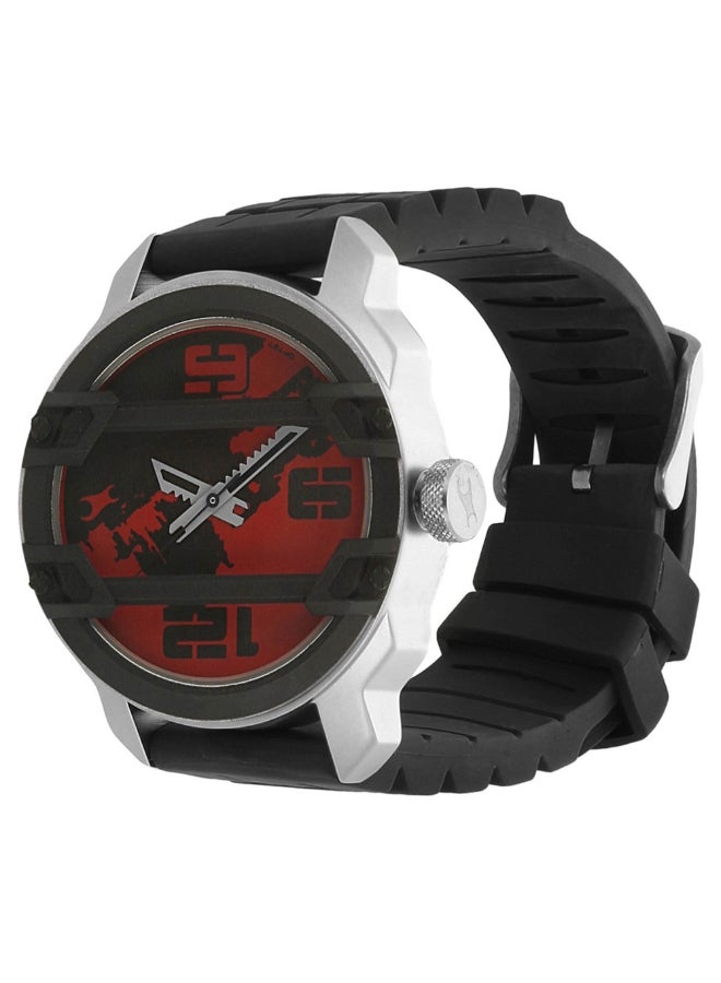 Fastrack Red Dial Analog Watch for Men 3153KP01 - Image 2