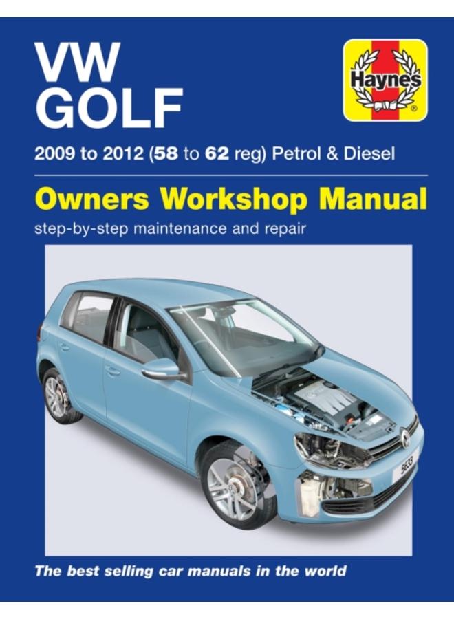 VW Golf Petrol and Diesel (09 - 12) 58 to 62