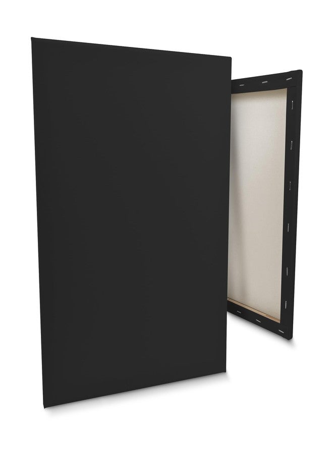 ArtSkills Black Canvas, Stretched Canvases for Painting, Supplies for Artists, 12x16, 2-Pack - Image 2