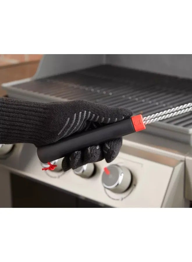 ويبر فرشاة شواء ثلاثية الجوانب من ويبر 46 سم - لون أسود - Image 4