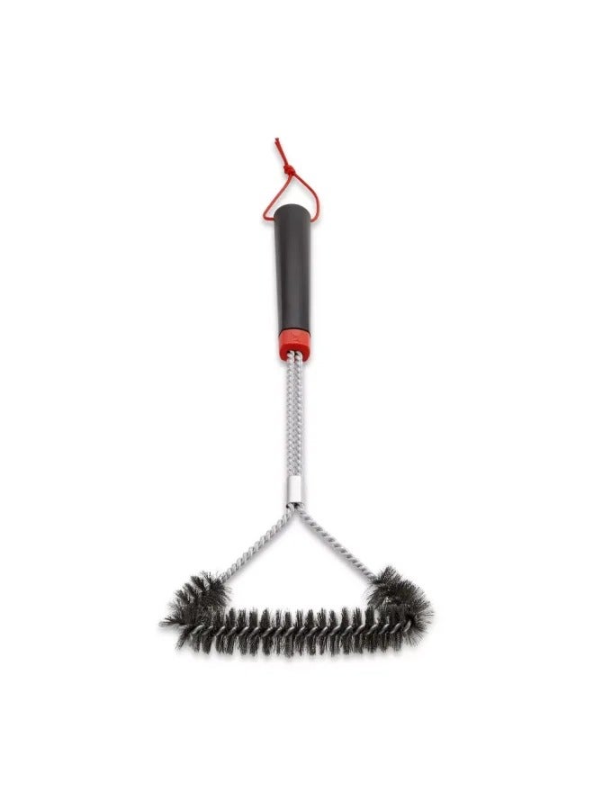 ويبر فرشاة شواء ثلاثية الجوانب من ويبر 46 سم - لون أسود - Image 1