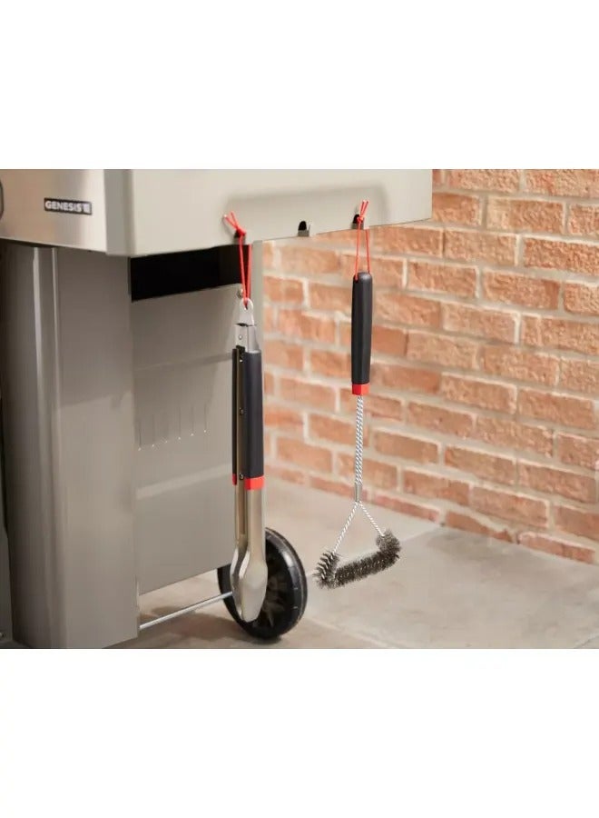 ويبر فرشاة شواء ثلاثية الجوانب من ويبر 46 سم - لون أسود - Image 5