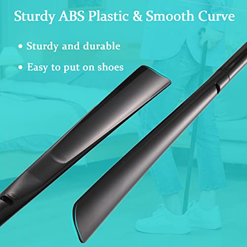 Fanwer Shoe Horn Long Handle for Seniors - 33.5" Long Dressing Stick, Sock Remover Tool, Stable, Not Easy to Break, Adjustable, for Disabled, Knee & Hip Replacements and Back Problems People - Image 4