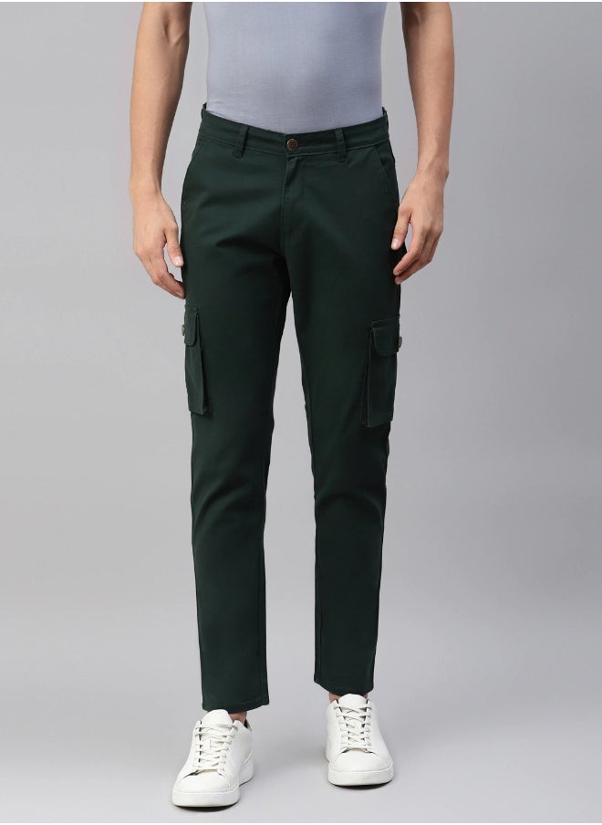 Hubberholme Forest Green Pants For Men 