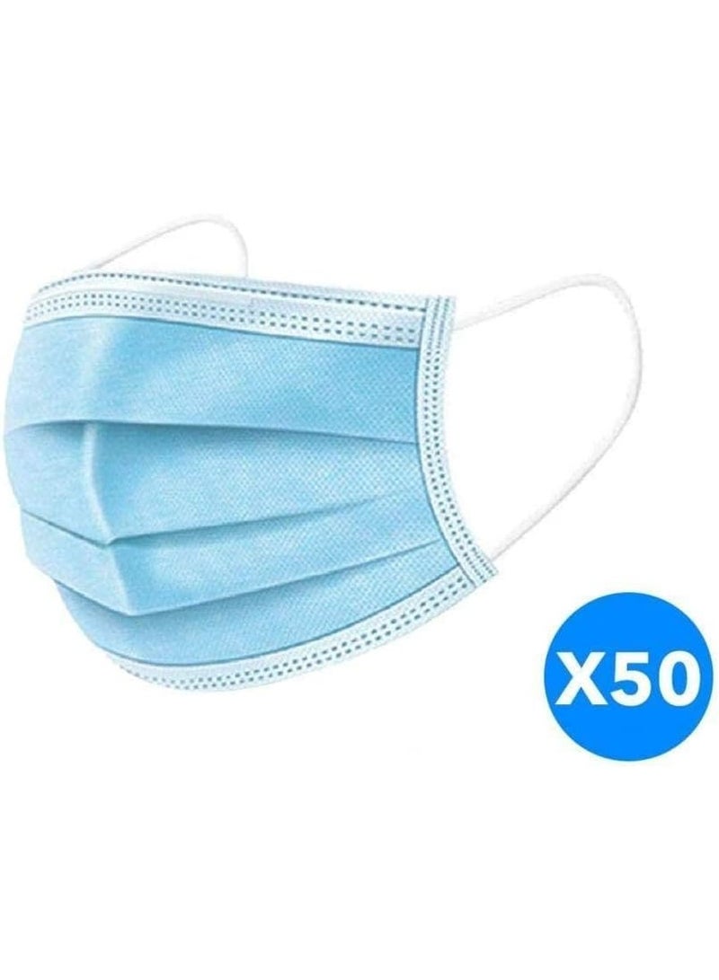 Disposable Face Mask with Ear Loops - Pack of 50 - Image 3