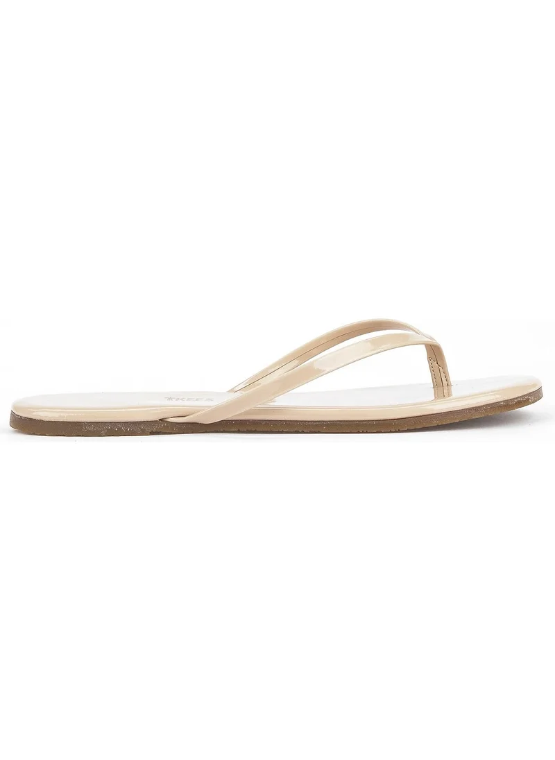 Tkees , Women's Slippers 11136 TK2063 Beige