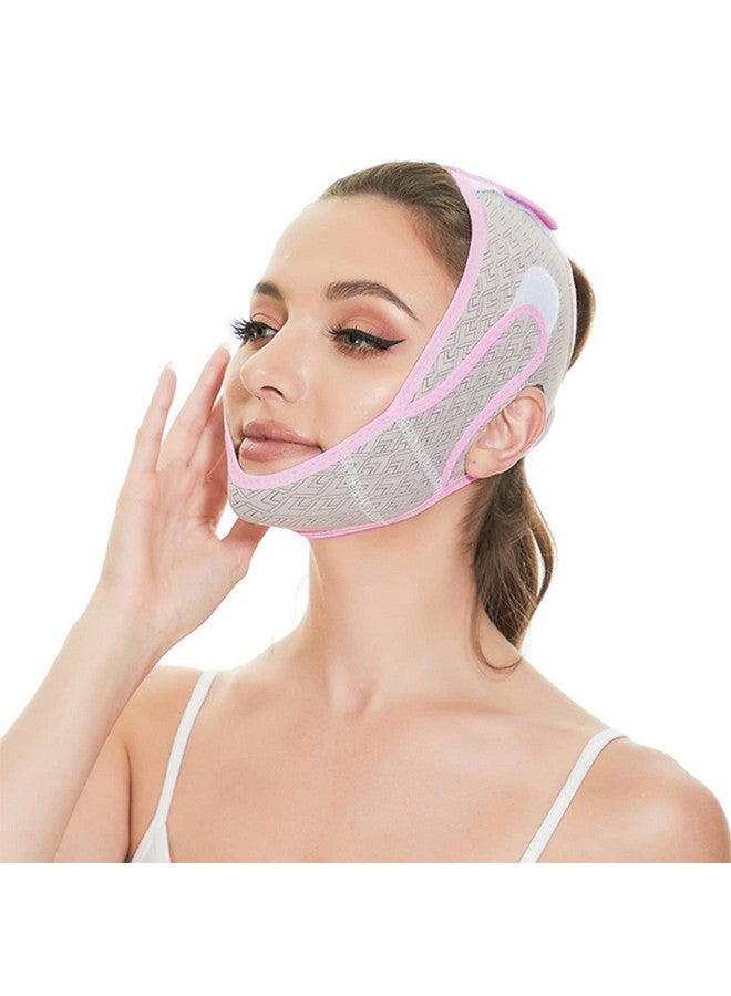 FOCONEE Double Chin Reducer, Face Slimming Strap, V line Lifting Mask, Reusable Facial Shaped UP Lift Belt for Women Tightening Skin Preventing Sagging - Image 2