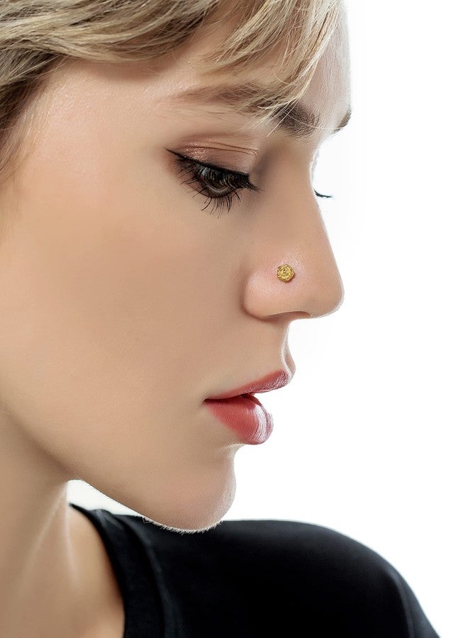 Tornito 20G 20Pcs Stainless Steel Nose Bone L Shaped Screw Studs Rings CZ Nose Ring Labret Nose Piercing Jewelry for Men Women (A1:20Pcs) (B:20Pcs Screw Shaped(Silver+Gold)) - Image 4