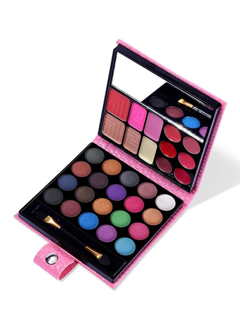 Excefore All in One Makeup Kit - 20 Eyeshadow, 6 Lip Glosses, 3 Blushers, 2 Powder, 1 Concealer, 1 Mirror, 1 Brush, Make Up Gift Set for Teen Girls, Beginners And Pros  - Image 1