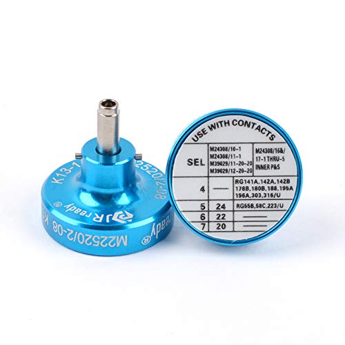 JRready K13-1 Positioner for Coax Crimp Tool AS22520/2-01 Crimp Contacts Pin #20 M39029/64-369,63-928, Soc #20 M39029/63-368,63-968(1 pcs) - Image 2