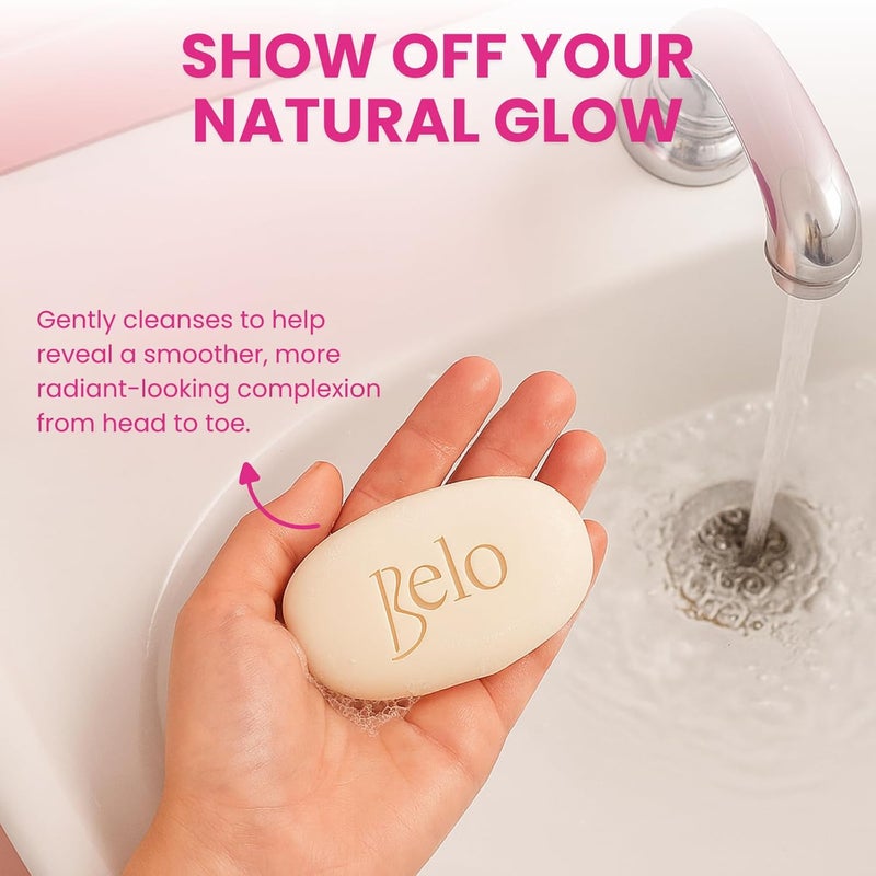 Belo Essentials Smoothening Body Bar Gentle Cleanser for Even Tone and Soft Feel Daily Care Skin Soap Bar 135g - Image 5