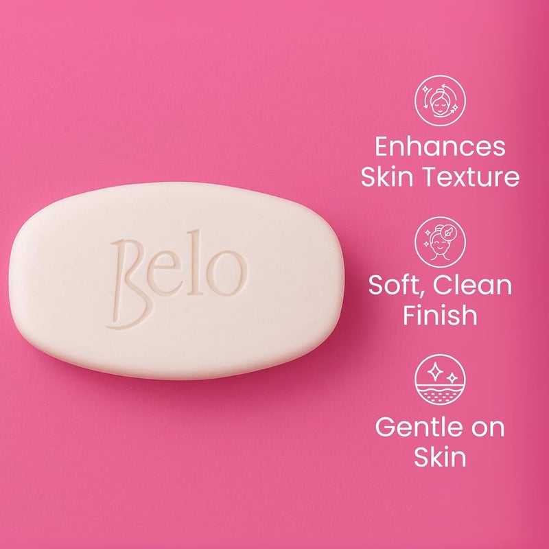 Belo Essentials Smoothening Body Bar Gentle Cleanser for Even Tone and Soft Feel Daily Care Skin Soap Bar 135g - Image 3