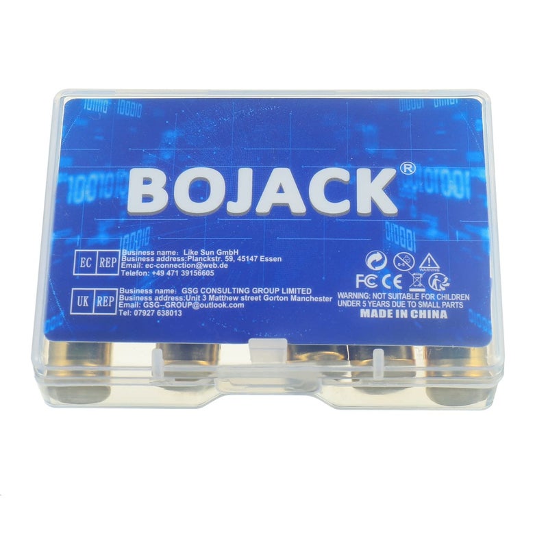 BOJACK 80A Gold Plated Glass Car Audio AGU Fuse for Car/Auto/Marine Audio Stereo Amplifier Power Protection (Pack of 5) - Image 5