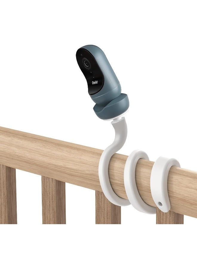 OkeMeeo Crib Mount for Owlet Cam 2, Owlet Cam Smart Baby Monitor, Owlet Duo and Arlo Cameras (Twist Mount Bracket) - Image 1