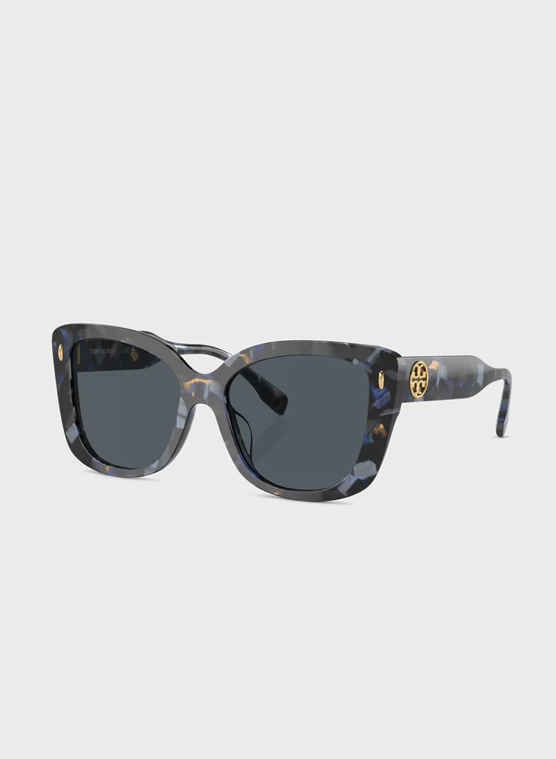 Tory Burch 0Ty7198U Wayfarers Sunglasses