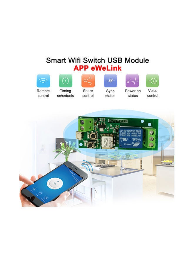 نيبمينينت مفتاح ذكي يعمل بالواي فاي متعدد الألوان 15x5x12سم - Image 2