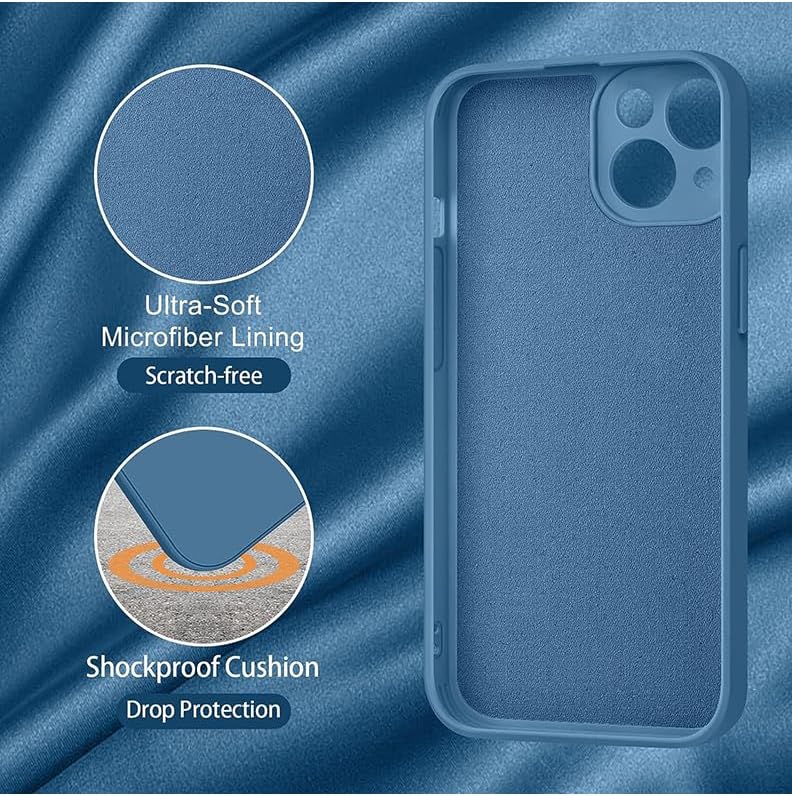 Theodor Protective Slim Fit Case Liquid Silicone Cover With Full Body Protection Anti-Scratch Shockproof Case For Iphone 15 Blue Teacher Voice Copy Multicolour Mcpls15Bluea063 - Image 3
