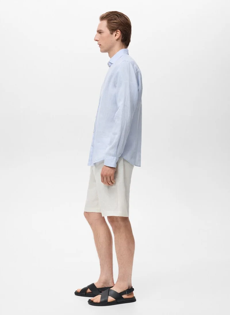 Mango Man Linen 100% Shirt