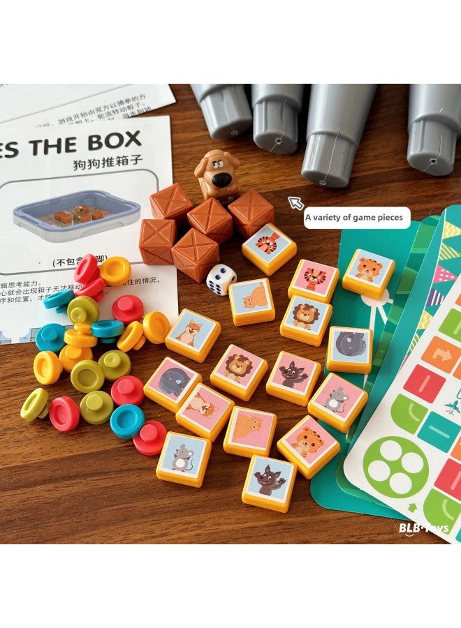 Children's Logical Thinking Training Early Education Table Educational Enlightenment Parent-Child Interactive Learning Table Children's Montessori Educational Toys-Color:Two-in-one Magnetic Brush Table - Image 4