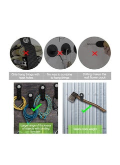SYOSI Strong Magnetic Hooks, 4 Pcs 50 Pounds, Duty With Rubber Coating, Convenient for Hanging and Organizing, Tool Organization for Garage, Garden, House, Ropes, Hanging, Magnetic for Indoor Outdoor  - Image 5