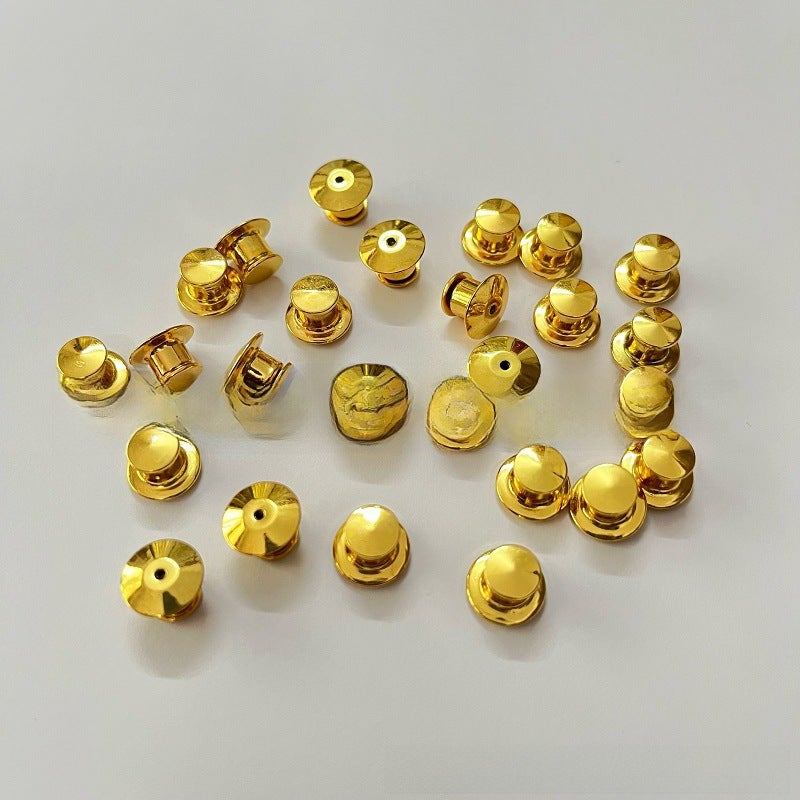 Generic High-Quality Alloy Flat Cap Badge Accessories Gold - Image 3