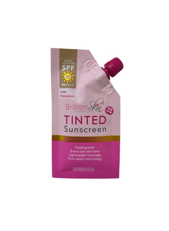 Brilliant Skin 2-IN-1 Sunscreen Combo Tinted SPF 50 Sunscreen 20g + SPF 30 Gel-Cream Sunscreen 50g – Hydrating UVA UVB Protection Lightweight Face Sunscreen Set - Image 2