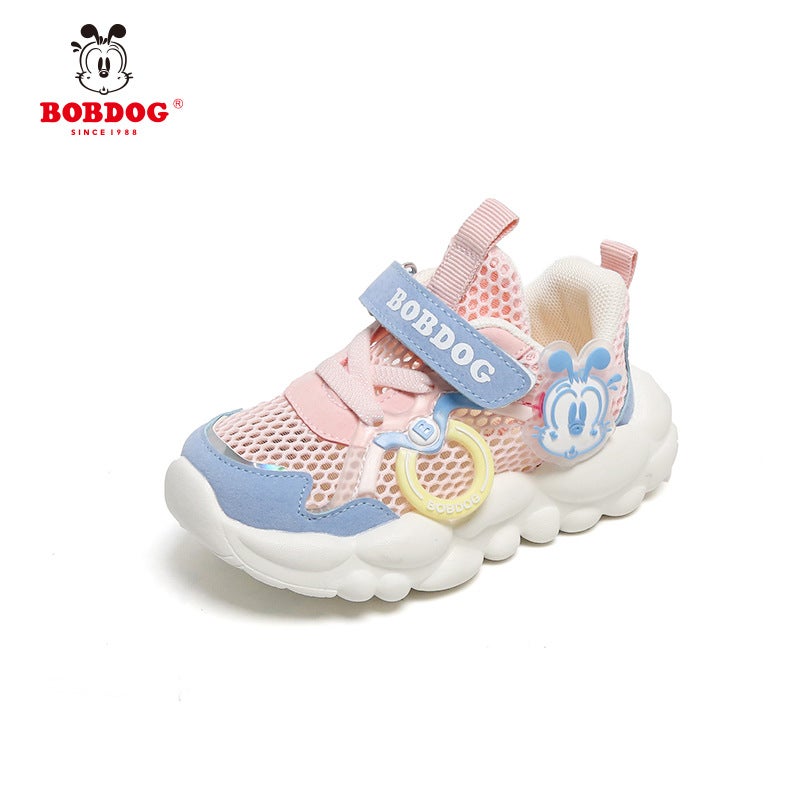Babudou Children'S Shoes Men'S And Women'S Baby Toddler Shoes 2024 Breathable Single Mesh Boys Sports Functional Shoes - Image 1