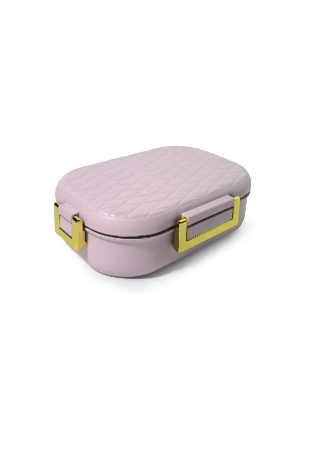DANUBE HOME Jaypee Lux Lunch Box Pink 580ml – Stylish, Leak-Proof, BPA-Free, Microwave & Dishwasher Safe Tiffin Box for Office, School, Kids & Travel | Compact & Durable Design