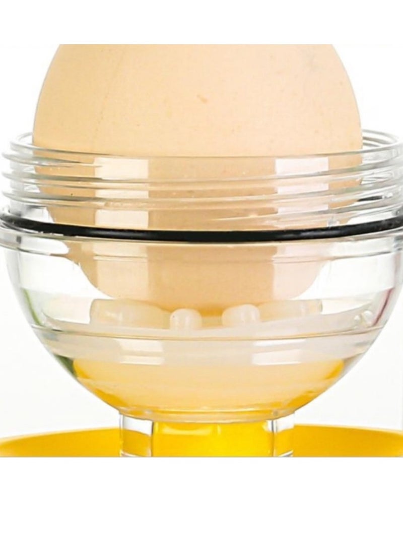 قذيفة البيض صفار اليد حبل مجتذب تحريك البروتين المخفوق شاكر خلاط خلاط الرباط الصغير - Image 5