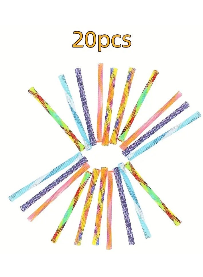 Goolsky 5Pcs Colorful Cat Spring Tube Toy - Keep Your Indoor Cat Entertained & Active! - Image 2