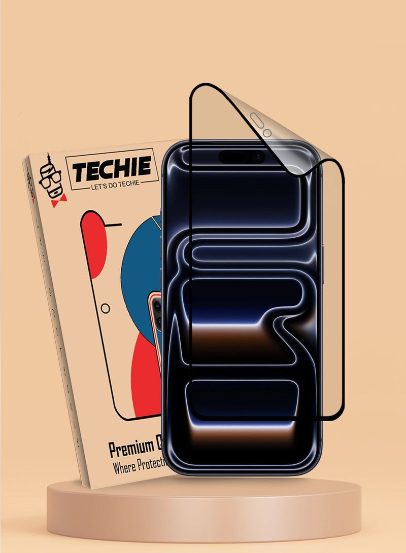 Techie Apple iPhone 17 / iPhone 17 Pro / iPhone 16 Pro Matte Ceramic Screen Protector Film - Image 1