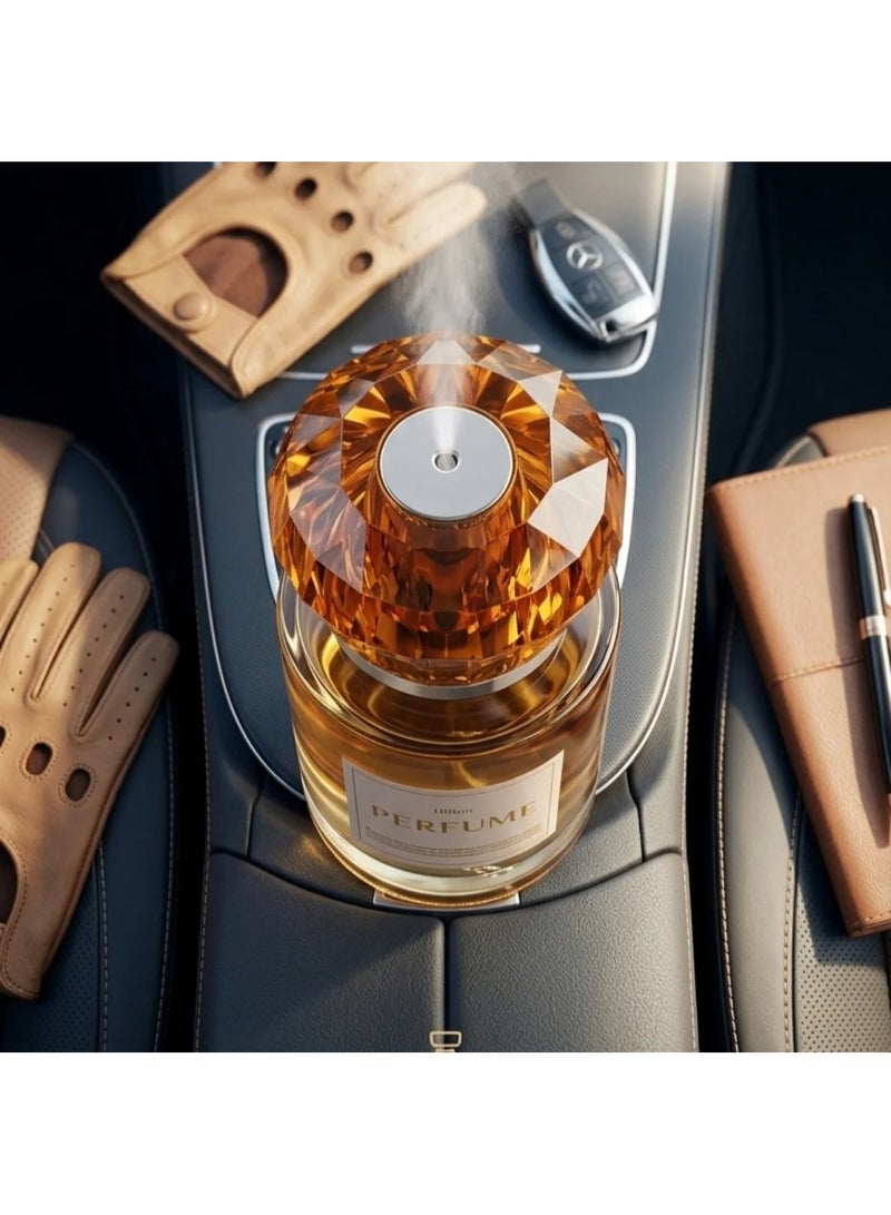 موزع عطر السيارة الذكي القابل لإعادة الشحن D8، سعة 120 مل، للعلاج العطري بدون ماء - Image 2