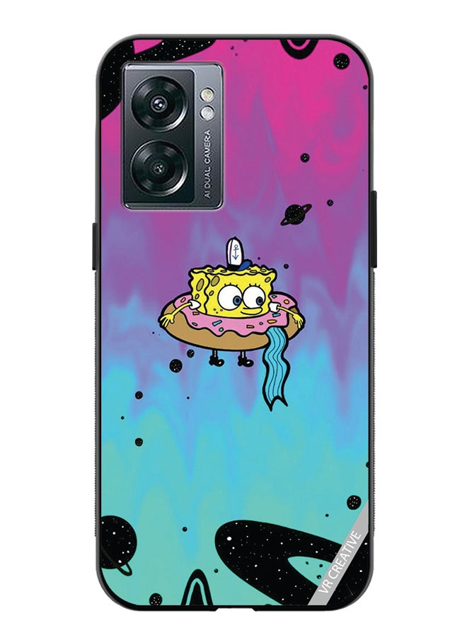 VR CREATIVE Protective Case Cover For Oppo A57 5G Spongebob Design Multicolour  - Image 1