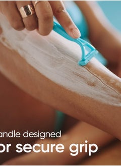 Venus Gillette Simply Venus Disposable Razor for Women, 2 Blades 8+4 Pieces  - Image 4
