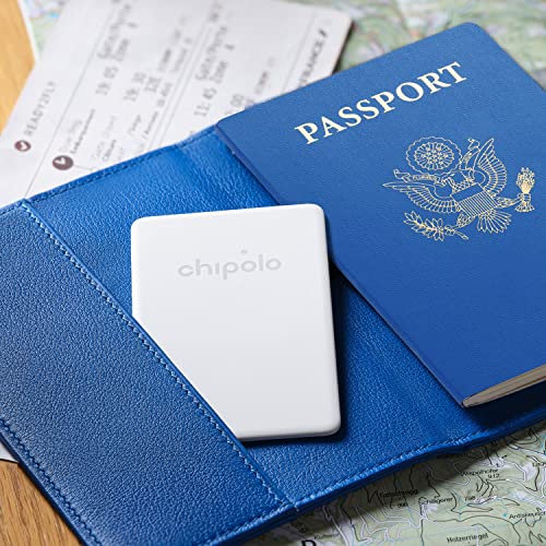 CHIPOLO شيبولو كارد بوينت - جهاز العثور على المحفظة، متتبع بلوتوث للمحفظة، جهاز العثور على العناصر، جهاز العثور على جواز السفر - يعمل مع تطبيق العثور على جهازي من جوجل (لأجهزة أندرويد فقط) (أبيض فاتح) - Image 5