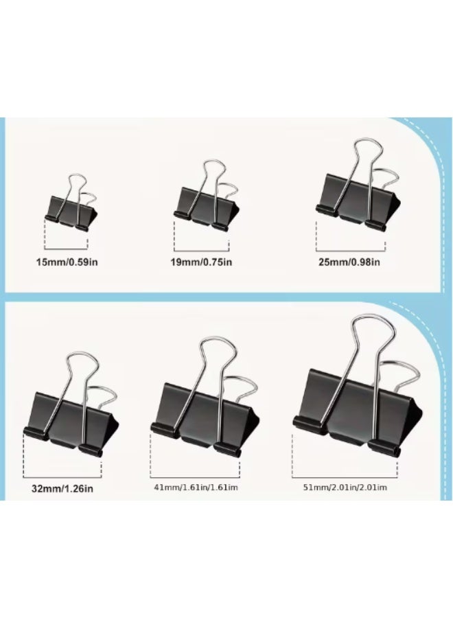 EVERGREEN binder clips 3 pack 36 pcs , 25 mm size, black - Image 3