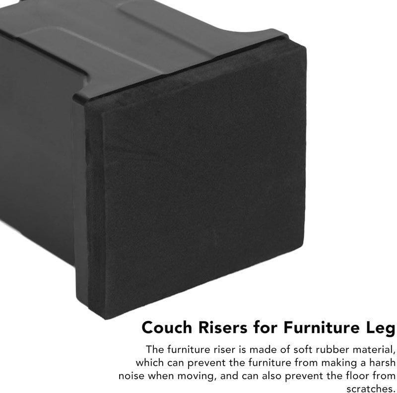 Multi-color available build Agatige 4PCS Furniture Risers, Adjustable Heavy Duty Couch Risers Furniture Feet Table Leg Extenders with Screw Clamp for Sofas Chairs Desks Recliners (Black) Multi-source stock guarantee Temp resistant Land transit & shipment compatible Precision polished solid material Heavy load resistant User tested optimized build Carefully selected material Multi-demand compliant quality Natural material Regional distribution available Multi-use well-engineered build Upgraded general material Easy daily handling design Compact trendy practical build All-round well-engineered practical build Pre-sale confirmed stock Periodic stock arrangement Economical varied design options Hot & cold climate compatible Detachable clean Multi-budget available picks Treated anti-rust metal Fine detail Budget friendly premium quality - Image 3