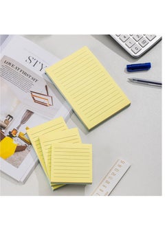 Deli 100-Sheet Lined Sticky Notes Pastel Colours 3x5 Inch Size  - Image 3