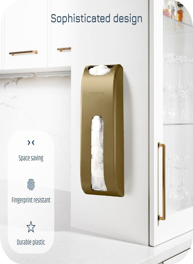 Manterio Wall Mount Plastic Bag Organizer | Durable Plastic Grocery Bag Saver | Smudge Proof, Fingerprint Resistant - Image 5
