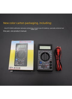 Generic DT830B Digital Multimeter Mini Handheld Electrical Meter Black 