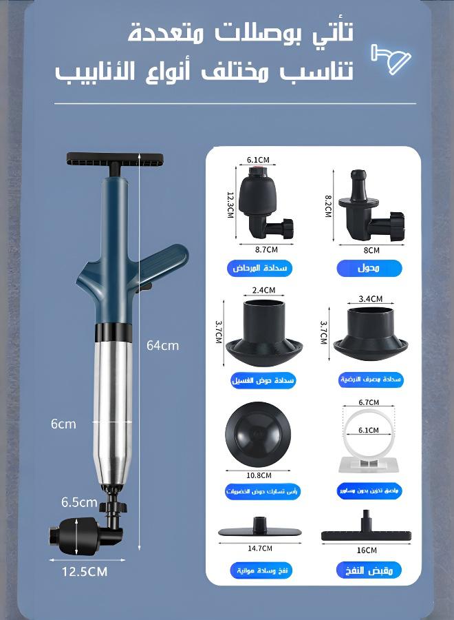 Hilyagems 8-Piece Ultimate Drain & Toilet Unclogging Kit - Image 4