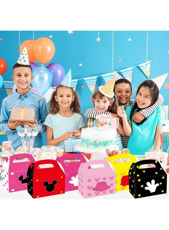 Ou Rui 12Pcs Cartoon Mouse Party Gift Box 6 Styles Cute Mouse Theme Party Favor Candy Boxes - Image 2